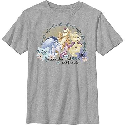 Disney Pooh Nalle and Friends Boy's Crew Tee Athletic Heather, X-Small, Atletisk ljung, XS Disney Pooh Nalle and Friends Boy's Crew Tee Athletic Heather, X-Small, Atletisk ljung, XS