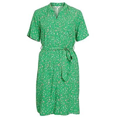 Object dam Objema Elise S/S Shirt klänning Noos klänning, Ormbunke grön, 36 Object dam Objema Elise S/S Shirt klänning Noos klänning, Ormbunke grön, 36