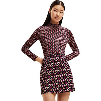 Desigual Dam body blus, röd, L Desigual Dam body blus, röd, L