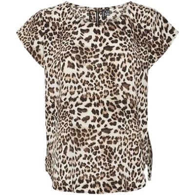 VERO MODA VMSAKI SS Zip TOP AOP WVN GA NOOS, Sandskal/Aop: betty, S VERO MODA VMSAKI SS Zip TOP AOP WVN GA NOOS, Sandskal/Aop: betty, S