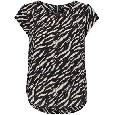 ONLY Onlvic S/S AOP Top Noos WVN, Borste, 32 ONLY Onlvic S/S AOP Top Noos WVN, Borste, 32