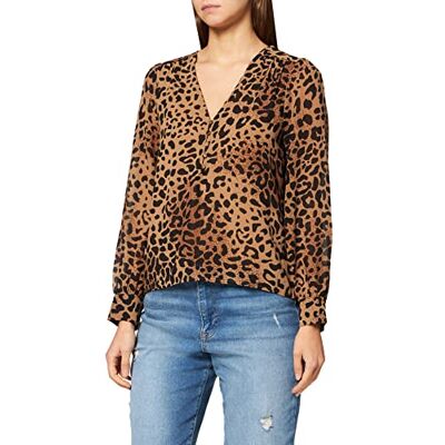 Vila Dam Vimicada-tryck L/S topp/Dc/su blus, Tigeröga/Aop: lejon, 38 SE Vila Dam Vimicada-tryck L/S topp/Dc/su blus, Tigeröga/Aop: lejon, 38 SE