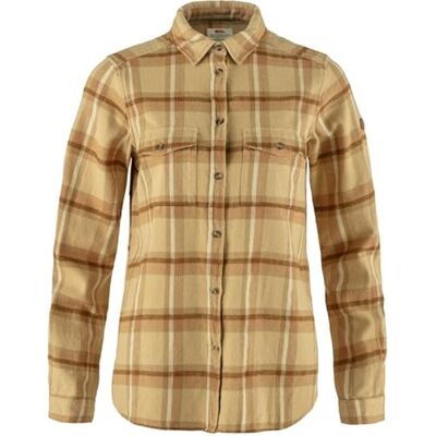 Fjällräven FJALLRAVEN 86999-196-232 Övik Heavy Flannel Shirt W T-shirt dam Dune Beige-Buckwheat Brun Storlek S, Dune Beige-buckwheat Brown, S Fjällräven FJALLRAVEN 86999-196-232 Övik Heavy Flannel Shirt W T-shirt dam Dune Beige-Buckwheat Brun Storlek S, Dune Beige-buckwheat Brown, S