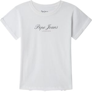 Pepe Jeans Genesis T-shirt, vit (vit), 10 år flicka Pepe Jeans Genesis T-shirt, vit (vit), 10 år flicka