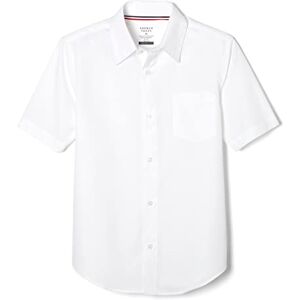French Toast Kortärmad klassisk finskjorta i poplin för pojkar, Vit, 2 år French Toast Kortärmad klassisk finskjorta i poplin för pojkar, Vit, 2 år