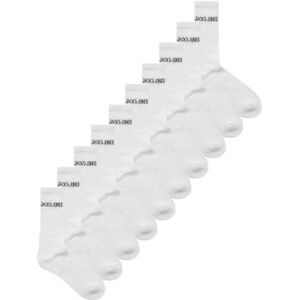 JACK & JONES JUNIOR Jacregen tennisstrumpor 10-pack Jnr Ln, Vit, 33-37 JACK & JONES JUNIOR Jacregen tennisstrumpor 10-pack Jnr Ln, Vit, 33-37