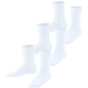 FALKE unisex barn Strumpor Family Multipack K So bomull enfärgat 3 par, Vit White 2000, 31-34 FALKE unisex barn Strumpor Family Multipack K So bomull enfärgat 3 par, Vit White 2000, 31-34