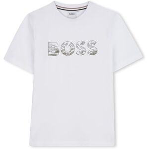 Boss T-shirt för pojkar J52358, Vit, 4 år Boss T-shirt för pojkar J52358, Vit, 4 år