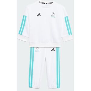 adidas Uniseks niemowleta MERCEDES AMG PETRONAS FORMULA 1 TEAM DNA BABY JOGGER LONG SLEEVE, white/semi mint rush, 18-24 Months adidas Uniseks niemowleta MERCEDES AMG PETRONAS FORMULA 1 TEAM DNA BABY JOGGER LONG SLEEVE, white/semi mint rush, 18-24 Months