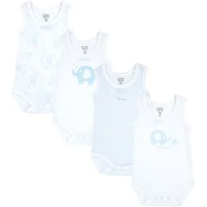 Chicco , Bodysuit för bebis och nyfödd bebis – 3-delat set utan ärmar, 100% bomull, med bekväm öppning, babykläder 0–3 månader, födelsepresentidéer, Ljusblå, 2 år Chicco , Bodysuit för bebis och nyfödd bebis – 3-delat set utan ärmar, 100% bomull, med bekväm öppning, babykläder 0–3 månader, födelsepresentidéer, Ljusblå, 2 år