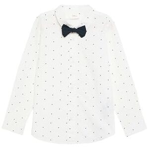 s.Oliver Junior pojkskjorta med minimal AOP och avtagbar fluga, 01a1, 104/110 cm s.Oliver Junior pojkskjorta med minimal AOP och avtagbar fluga, 01a1, 104/110 cm