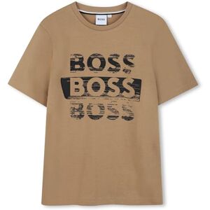 Boss T-shirt för pojkar J52366, Kaka, 4 år Boss T-shirt för pojkar J52366, Kaka, 4 år