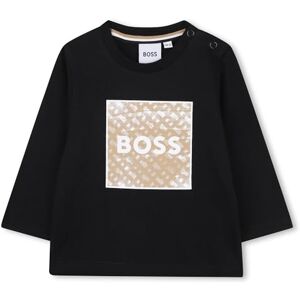 Boss J52715 T-shirt för pojkar, Svart, 2 år Boss J52715 T-shirt för pojkar, Svart, 2 år