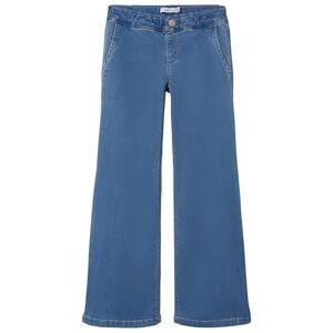 NAME IT flickor breda jeans, Ljusblå denim, 146 cm NAME IT flickor breda jeans, Ljusblå denim, 146 cm
