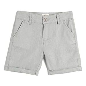 Koton Boys's Linne dragsko fickor shorts, Grå (031), 6-7 år Koton Boys's Linne dragsko fickor shorts, Grå (031), 6-7 år