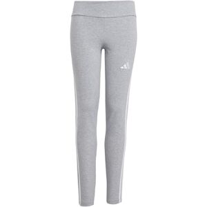 adidas Dziewczynki ESSENTIALS 3 STRIPES LEGGINGS, medium grey heather/white, 11-12 Years adidas Dziewczynki ESSENTIALS 3 STRIPES LEGGINGS, medium grey heather/white, 11-12 Years