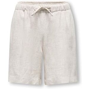 Only & Kids Kogsiesta Pullup Linenbl Shorts PNT Noos, Moonbeam, 128 Only & Kids Kogsiesta Pullup Linenbl Shorts PNT Noos, Moonbeam, 128