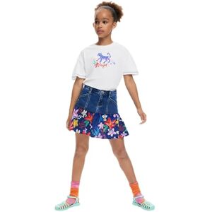 Desigual Skirt_May Unisex Barn, Blå, 12 anni Desigual Skirt_May Unisex Barn, Blå, 12 anni