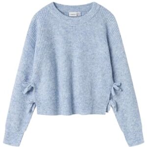 NAME IT Flicka Nkflinnea Ls lösa shorts stickade, Dammblå, 134-140 NAME IT Flicka Nkflinnea Ls lösa shorts stickade, Dammblå, 134-140