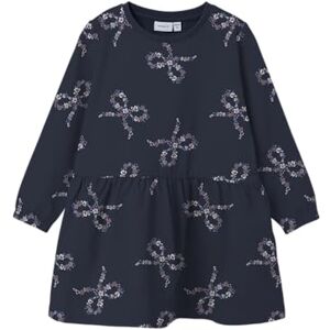 NAME IT Namn det Nmfolukria Ls sweat Dress Bru, marinblå blazer, 104