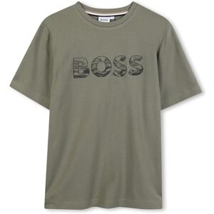 Boss T-shirt för pojkar J52358, Limegrön, 12 år Boss T-shirt för pojkar J52358, Limegrön, 12 år