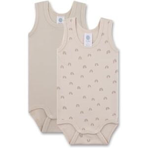 Sanetta babybody ärmlös (dubbelpack) beige högkvalitativ och hållbar unisexbody av ekologisk bomull. Innehåll: Uppsättning av 2 babybody, Beige, 74 Sanetta babybody ärmlös (dubbelpack) beige högkvalitativ och hållbar unisexbody av ekologisk bomull. Innehåll: Uppsättning av 2 babybody, Beige, 74