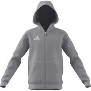 adidas Uniseks dzieci Entrada26 Full Zip Hoodie Kids, team light grey/white, 11-12 Years adidas Uniseks dzieci Entrada26 Full Zip Hoodie Kids, team light grey/white, 11-12 Years