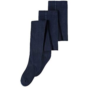 NAME IT Unisex NKNPANTYHOSE 2P SOLID NOOS strumpor, mörk safir, 146/152 NAME IT Unisex NKNPANTYHOSE 2P SOLID NOOS strumpor, mörk safir, 146/152