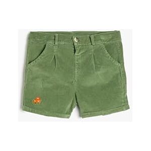 Koton Babygirls Corduroy Ribbed bomullspocket broderade detaljshorts, Grön (786), 12-18 Monate Koton Babygirls Corduroy Ribbed bomullspocket broderade detaljshorts, Grön (786), 12-18 Monate