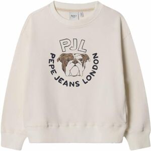 Pepe Jeans pojkar WILFRED sweatshirt, vit (MOUSSE WHITE), 16 Pepe Jeans pojkar WILFRED sweatshirt, vit (MOUSSE WHITE), 16