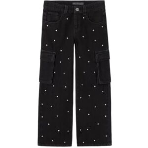 NAME IT flickor breda jeans, Svart denim, 116 NAME IT flickor breda jeans, Svart denim, 116