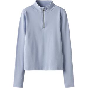 Lmtd Nlfhinaja Ls shorts S halv dragkedja topp, Kentucky Blå, 146-152 Lmtd Nlfhinaja Ls shorts S halv dragkedja topp, Kentucky Blå, 146-152