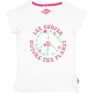 Lee Cooper flicka Maglietta Ragazza kortärmad skjorta, Vit, 12 år Lee Cooper flicka Maglietta Ragazza kortärmad skjorta, Vit, 12 år