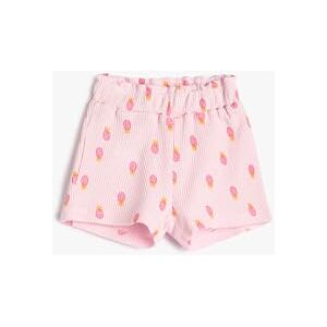 Koton Babyflickor ananas tryckt våffla texturerad bomull elastisk midja shorts, Rosa design (2d7), 9-12 Monate Koton Babyflickor ananas tryckt våffla texturerad bomull elastisk midja shorts, Rosa design (2d7), 9-12 Monate