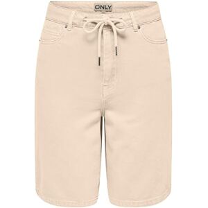 ONLY Onlsilla Mw String Bermuda Shorts PNT, ecru, S ONLY Onlsilla Mw String Bermuda Shorts PNT, ecru, S