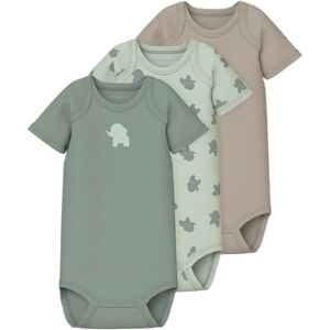 NAME IT Namn it baby män Sea Foam Nbmbody 3P Ss Elephant Noos, Numeric_74 (förpackning med 3), Havsskum, numeric_74 NAME IT Namn it baby män Sea Foam Nbmbody 3P Ss Elephant Noos, Numeric_74 (förpackning med 3), Havsskum, numeric_74