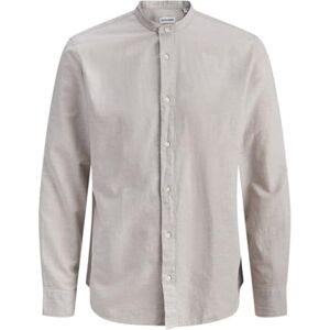 JACK & JONES Jjebreeze linneblandning band skjorta L/S Jnr, String, 164 JACK & JONES Jjebreeze linneblandning band skjorta L/S Jnr, String, 164