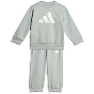 adidas Uniseks niemowleta BIG LOGO ESSENTIALS JOGGER, Wonder Sage/white, 12-18 Months adidas Uniseks niemowleta BIG LOGO ESSENTIALS JOGGER, Wonder Sage/white, 12-18 Months