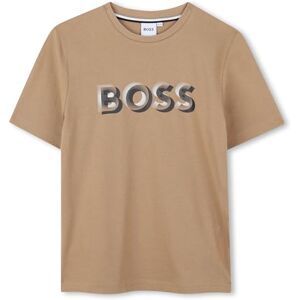 Boss T-shirt för pojkar J52360, Kaka, 10 år Boss T-shirt för pojkar J52360, Kaka, 10 år