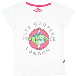 Lee Cooper flicka Maglietta Ragazza kortärmad skjorta, Vit, 10 år Lee Cooper flicka Maglietta Ragazza kortärmad skjorta, Vit, 10 år