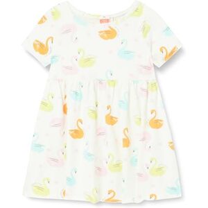 Koton Baybgirls kortärmad crew neck bomull swan tryckt klänning, Ecru Design (0d1), 9-12 Monate Koton Baybgirls kortärmad crew neck bomull swan tryckt klänning, Ecru Design (0d1), 9-12 Monate