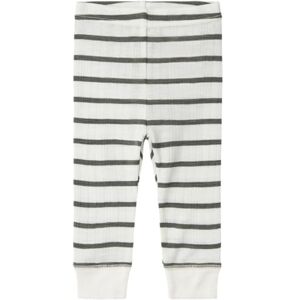 NAME IT Baby pojkar Nbmwang ull needle longjohn Noos leggings, Vit, 62 NAME IT Baby pojkar Nbmwang ull needle longjohn Noos leggings, Vit, 62