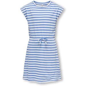 ONLY MAMALICIOUS Flicka konmay S/S klänning Noos Jrs, Provence/Stripes: molndansare, 122/128 cm