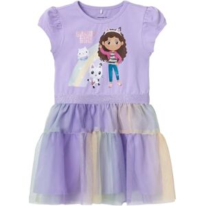 NAME IT flicka Nmfmaud Gabby Ss tyllklänning himmel tyllklänning, lila, 86 NAME IT flicka Nmfmaud Gabby Ss tyllklänning himmel tyllklänning, lila, 86