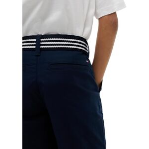 Tommy Hilfiger pojke Baggy Chino bälte kort KB0KB10246 shorts, blå (mörk natt marinblå), 12 år Tommy Hilfiger pojke Baggy Chino bälte kort KB0KB10246 shorts, blå (mörk natt marinblå), 12 år
