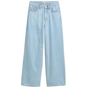 TOM TAILOR flickor barn breda ben passform jeans, 10111 – ren blekt blå denim, 164 TOM TAILOR flickor barn breda ben passform jeans, 10111 – ren blekt blå denim, 164