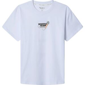 Pepe Jeans pojke jaiden T-shirt, Vit (vit), 14 år Pepe Jeans pojke jaiden T-shirt, Vit (vit), 14 år