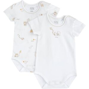 Chicco Två bodys, Vit, 3 mesi Chicco Två bodys, Vit, 3 mesi