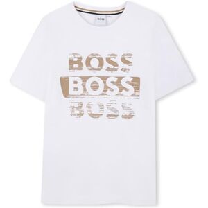 Boss T-shirt för pojkar J52366, Vit, 14 år Boss T-shirt för pojkar J52366, Vit, 14 år