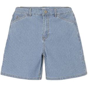 NAME IT Pojkar shorts, Ljusblå denim/ränder: vit, 146 cm NAME IT Pojkar shorts, Ljusblå denim/ränder: vit, 146 cm